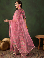 Thumbnail for Sangria Printed Straight Kurta & Trouser With Dupatta