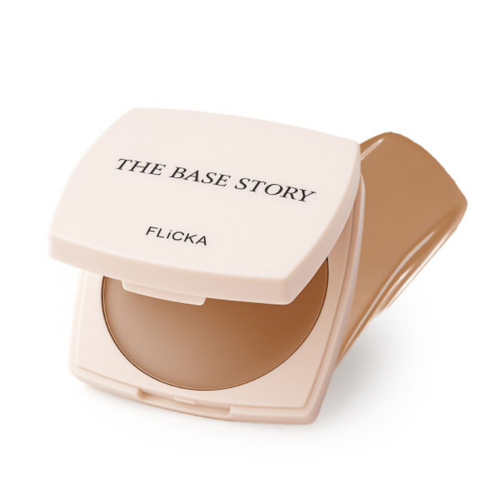 Flicka Cosmetics The Base Story Cream Foundation with SPF Waterproof Coffee 05