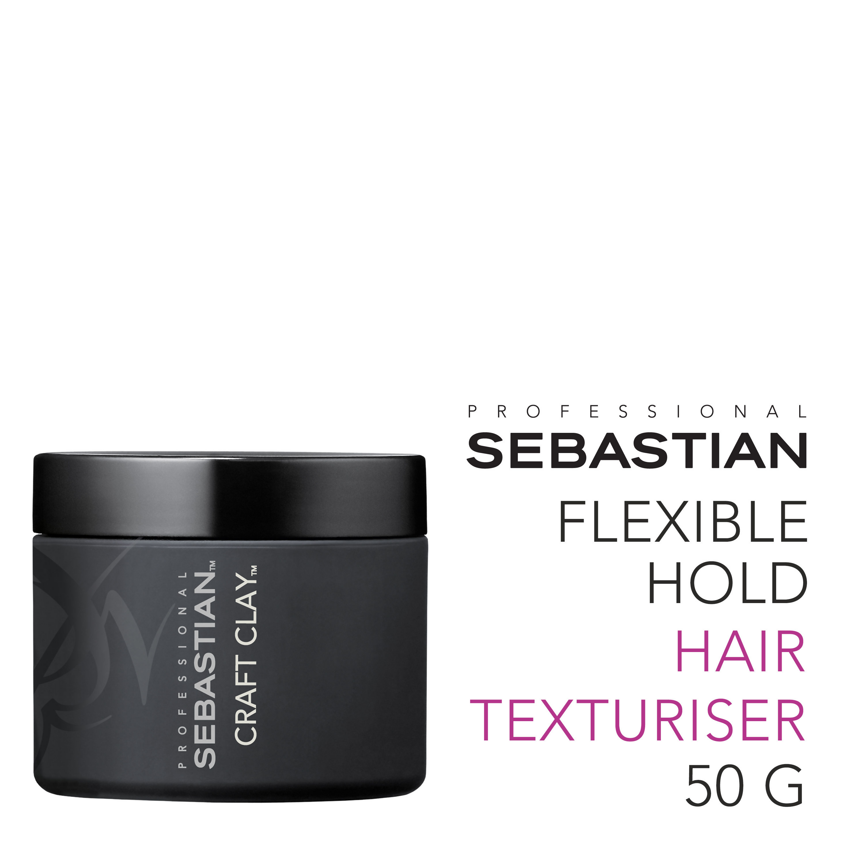 Sebastian Professional Craft Clay Remoldable Matte Texturizer - Distacart