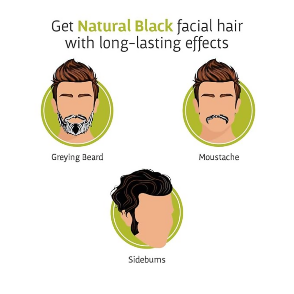 Bombay Shaving Company Beard Color For Men - Natural Black - Distacart