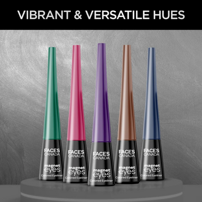 Faces Canada Magneteyes Colored Eyeliner - Dramatic Purple 01 - Distacart