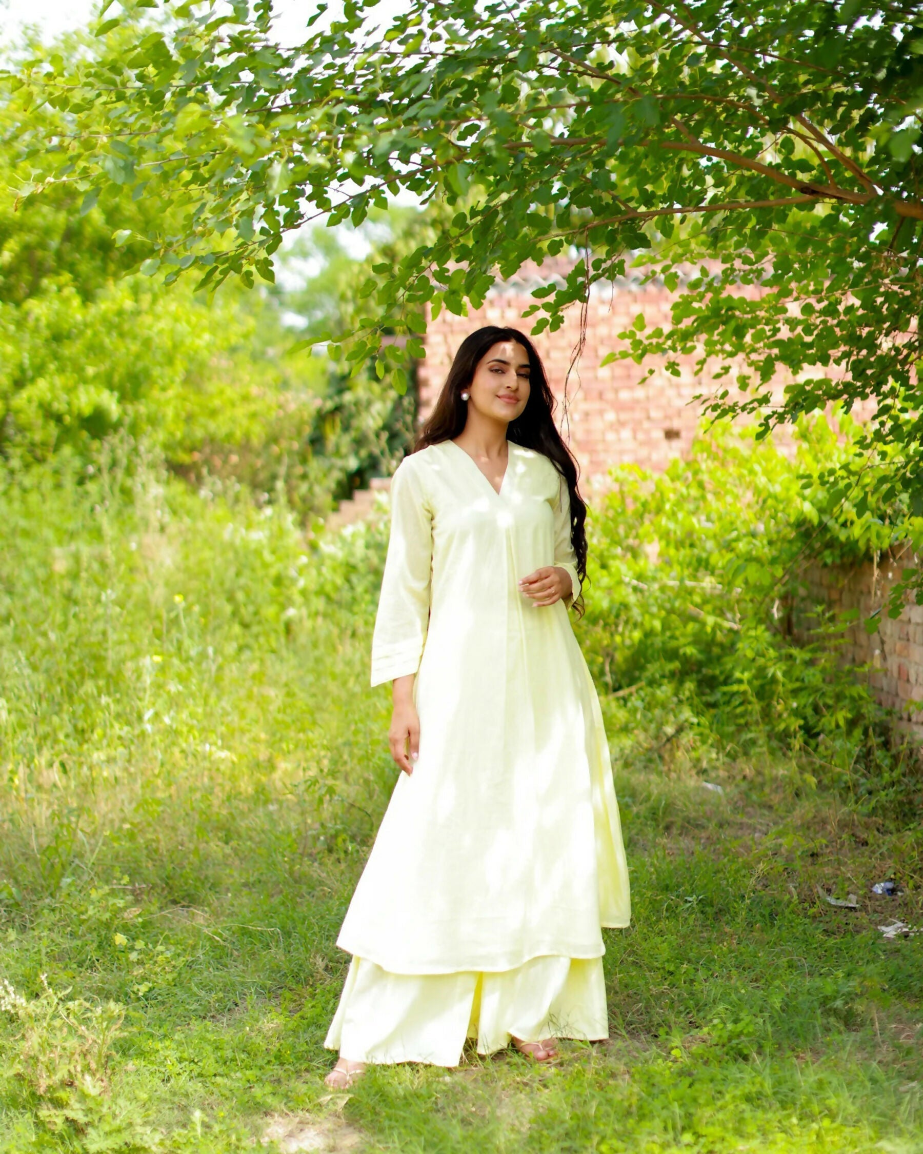 Aayaa Designer Pure Cotton 2 Piece Set Palazzo & Sets - Distacart