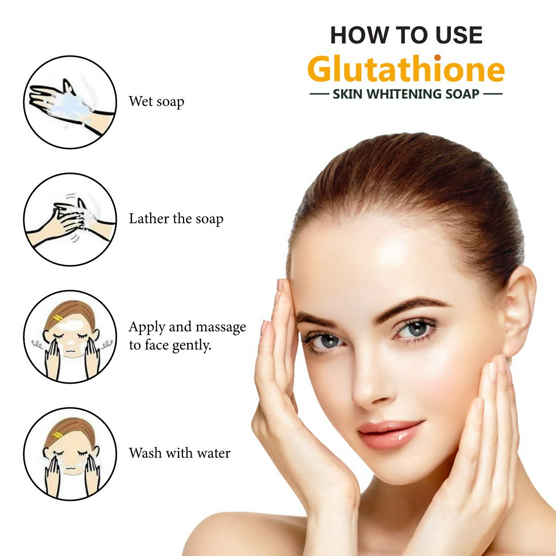 LA Organo Glutathione Haldi Chandan Skin Lightening & Brightening Soap – Dista