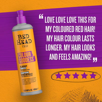 TIGI Bed Head Colour Goddess Oil Infused Shampoo - Distacart
