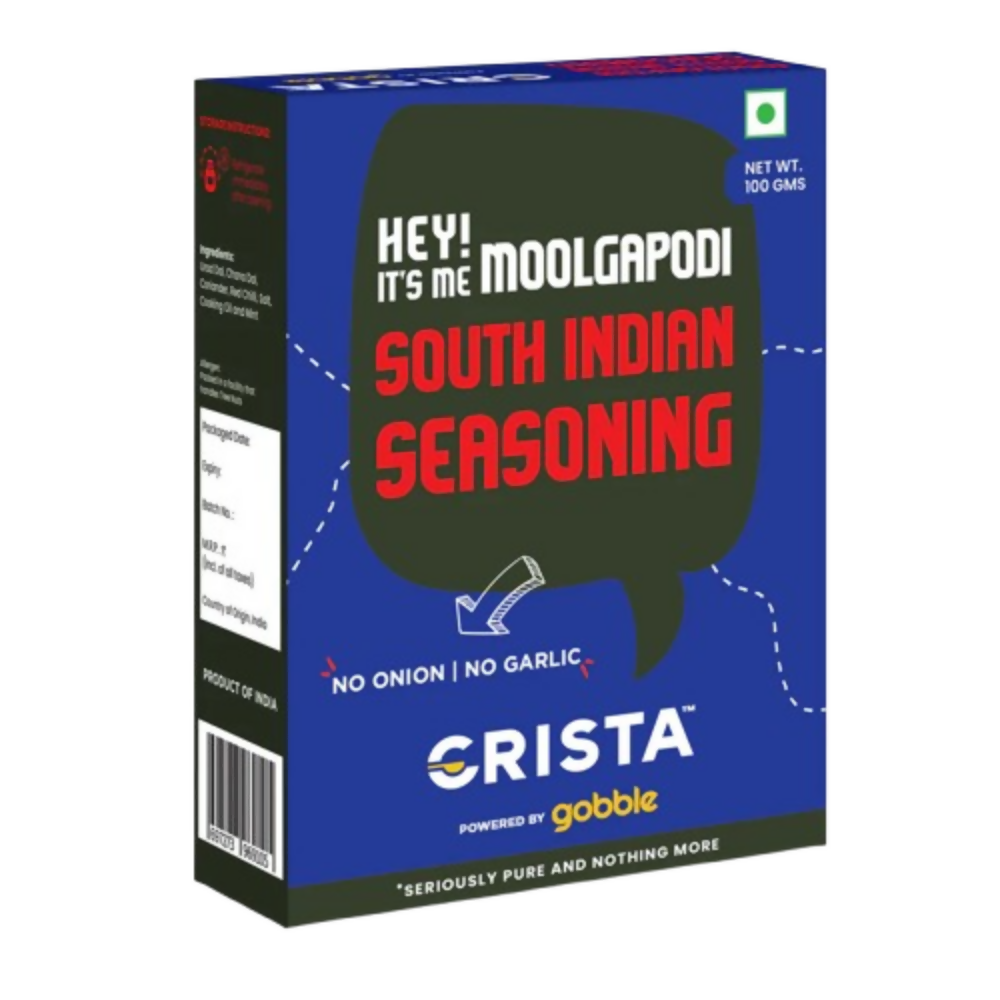 Crista Spices Moolgapodi South Indian Seasoning - Distacart