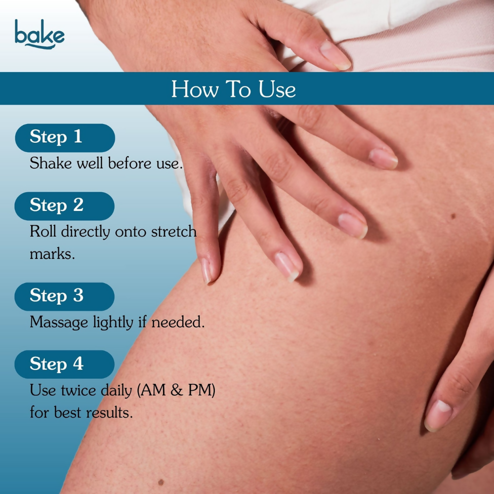 Bake StriErase™ Stretch Marks Removal Roll-On Serum - Distacart