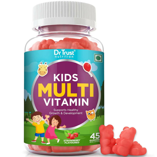 Dr Trust Nutrition Kids Multivitamin Gummies - Strawberry Flavor - Distacart