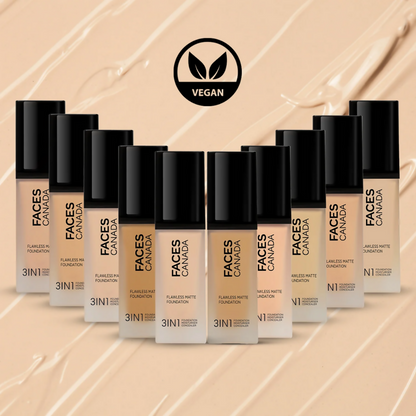 Faces Canada Flawless Matte Foundation - Warm Natural 021 - Distacart
