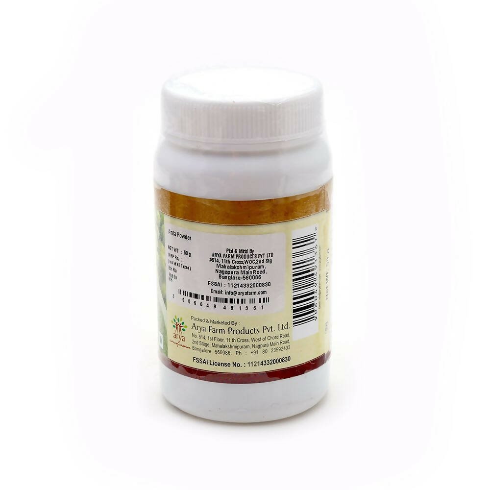 Arya Farm Organic Amla Powder - Distacart