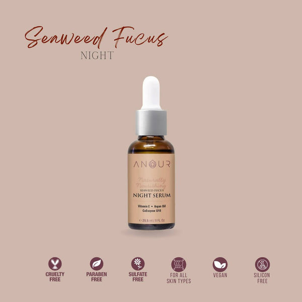 Anour Naturally Nourishing Seaweed Fucus Night Serum