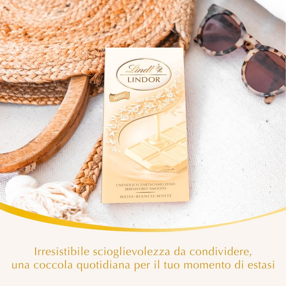 Lindt Lindor White Bar - White Chocolate - Dista