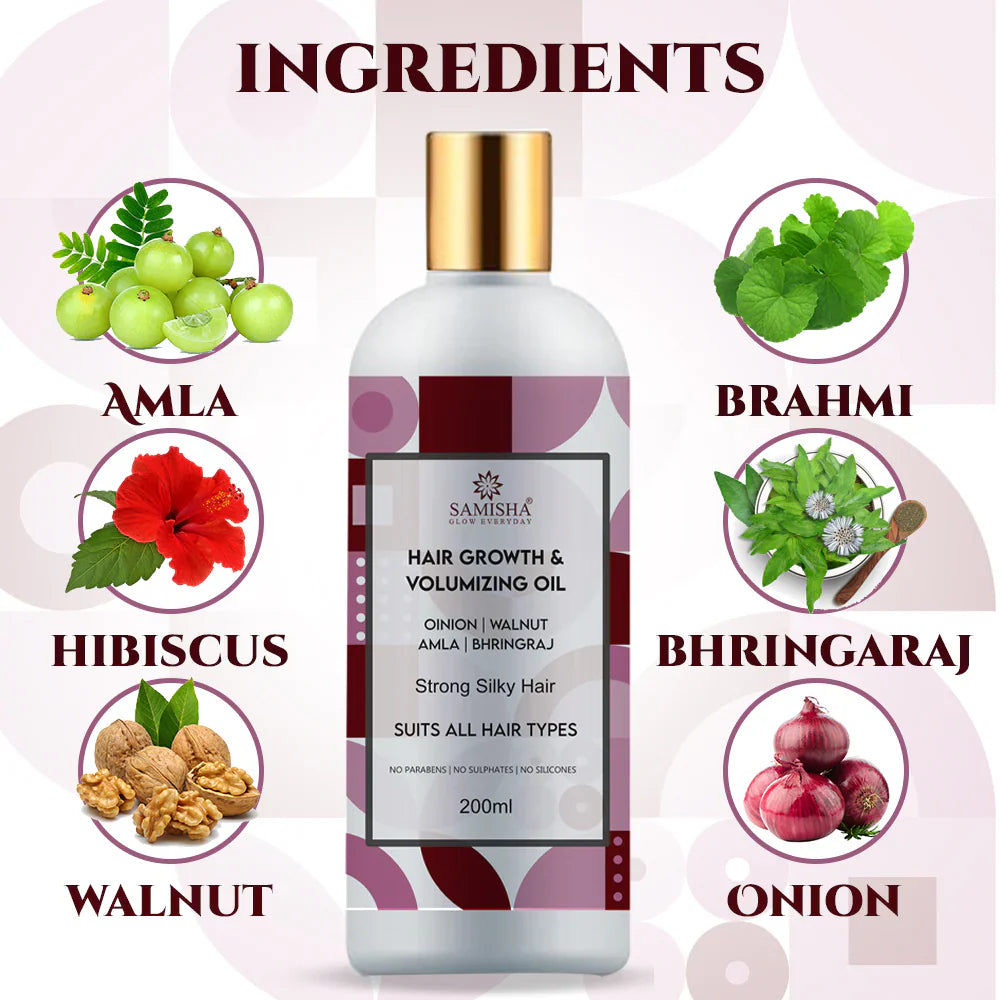 Samisha Red Onion Hair Oil - Distacart