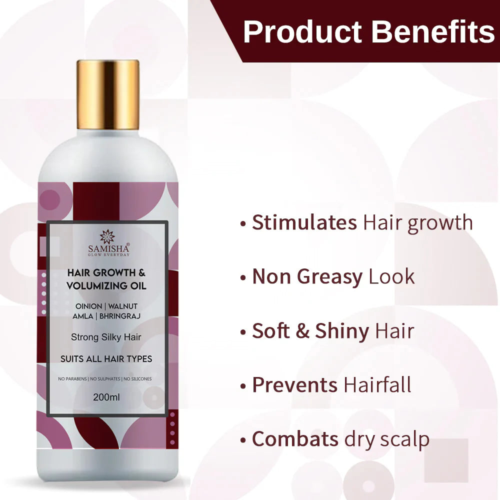 Samisha Red Onion Hair Oil - Distacart