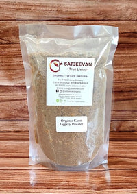 Thumbnail for Satjeevan Organic Cane Jaggery Powder - Distacart