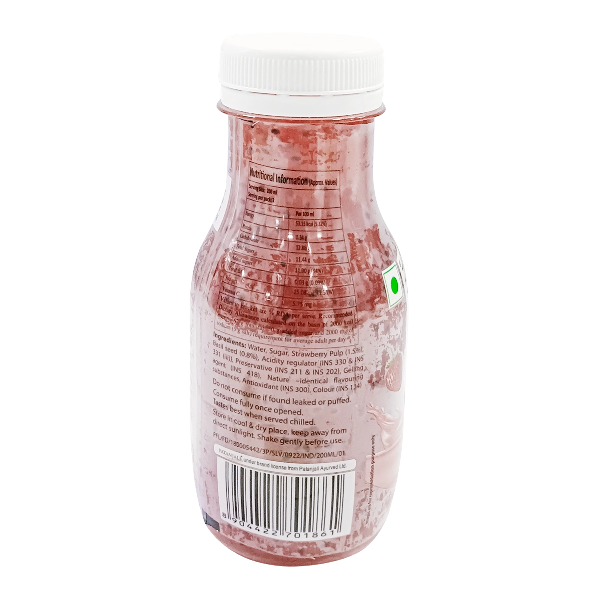 Patanjali Strawberry Basil Drink