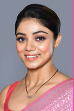Thumbnail for Joban Fashion Women Golden White Ad Mangalsutra With Chain And Without Earrings - Distacart