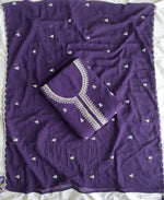 Thumbnail for KC Bollywood Style Purple Georgette Suit For Women - Dista