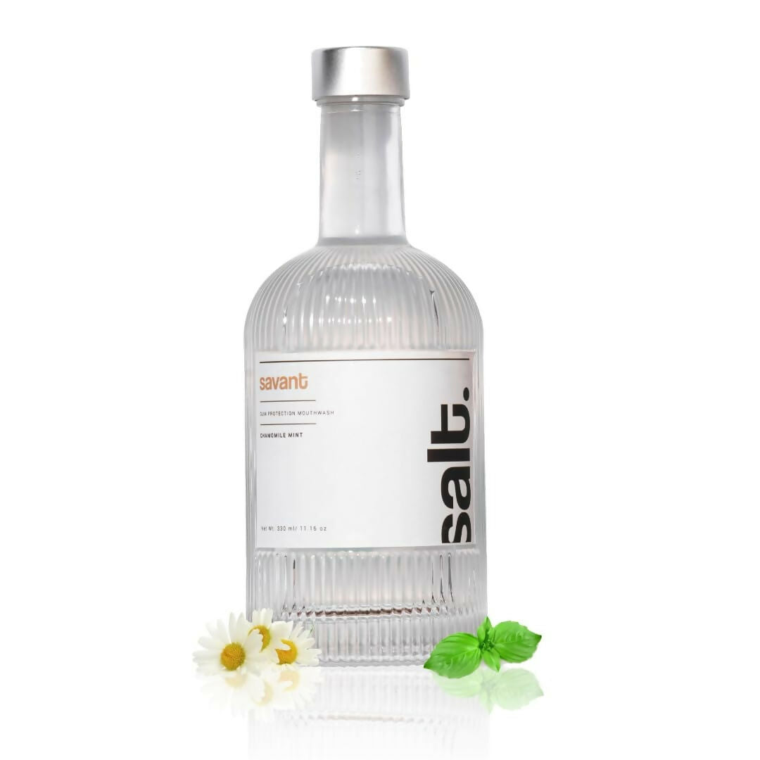 Salt. Oral Care Savant Mouthwash Advanced Gum Protection - Chamomile Mint Flavor - Distacart