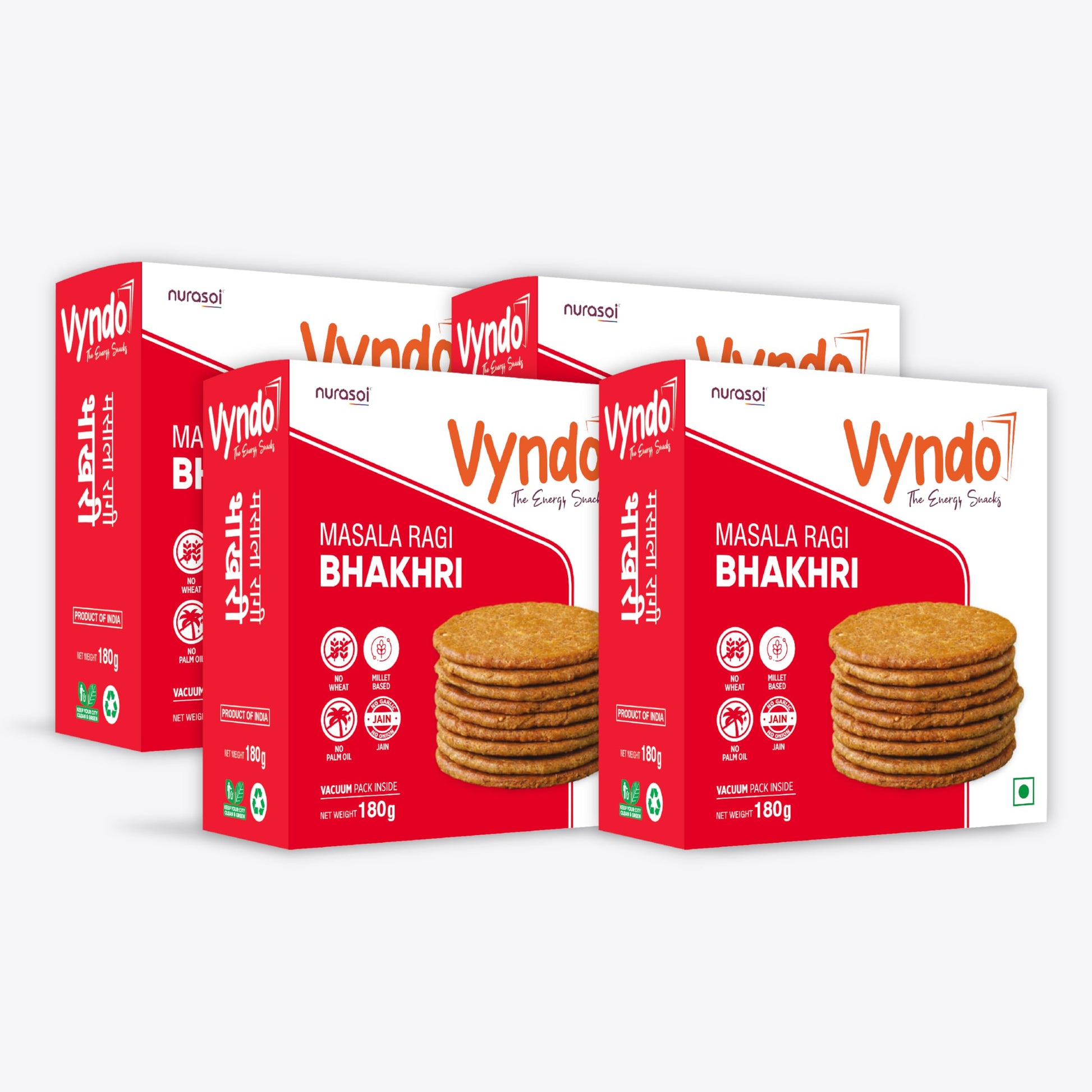 Vyndo Masala Ragi Bhakhri - Distacart