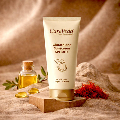 CareVeda Glutathione Sunscreen SPF 50++ - Dista