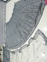 Thumbnail for Jyoti Fashion Classy Grey Faux Georgette 3MM & 7MM Sequins Embroidery Lehenga Choli with Dupatta - Distacart