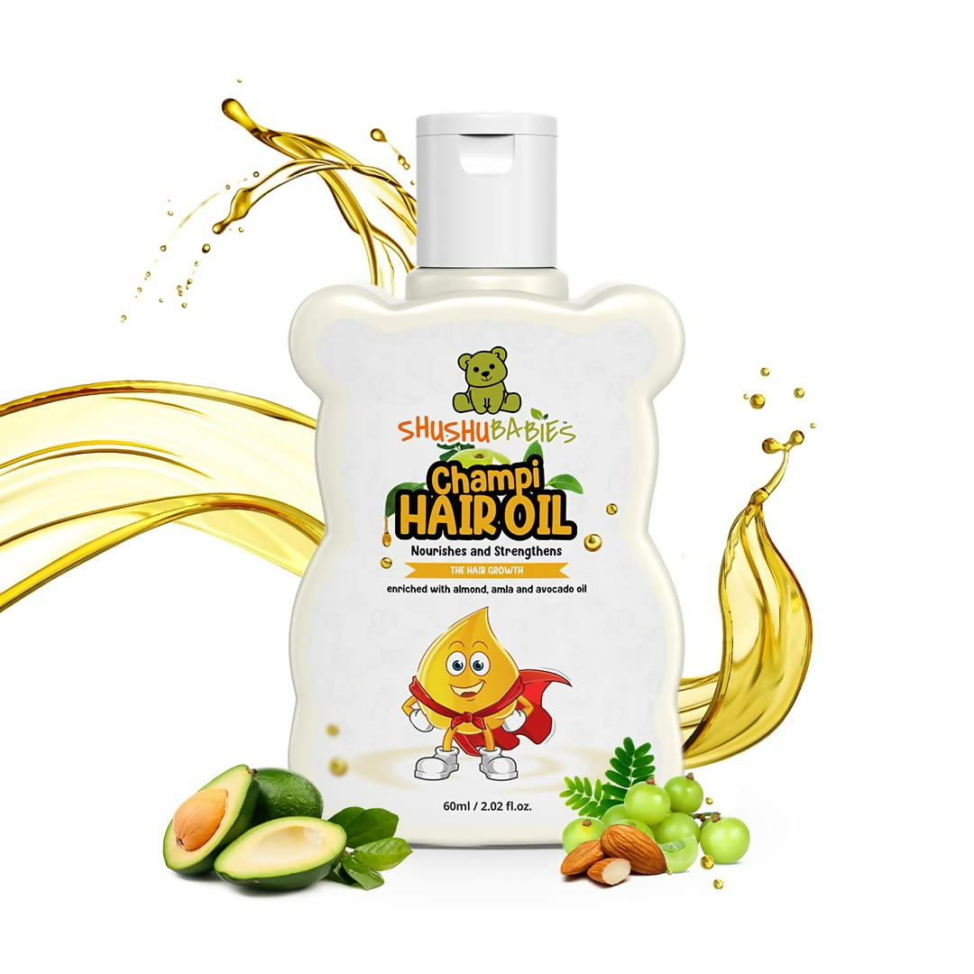 Shushu Babies Natural Chumpi Hair Oil with Avocado & Gooseberry - Distacart