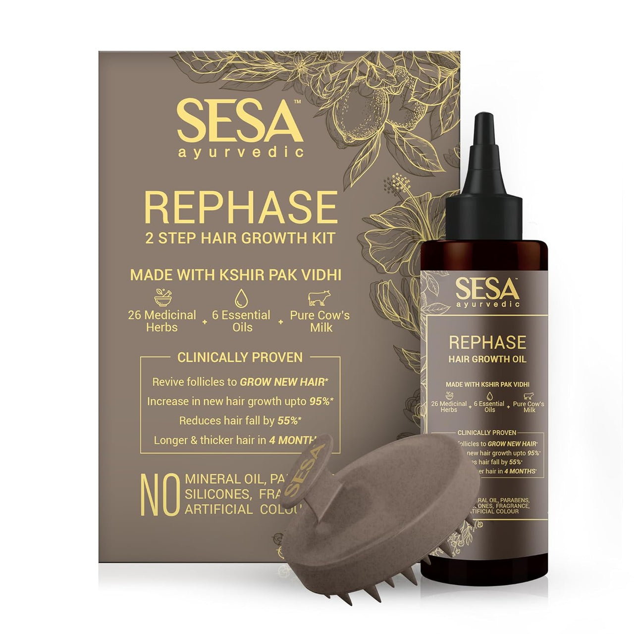Sesa Ayurvedic Regain 2 Step Hair Growth Kit - Distacart