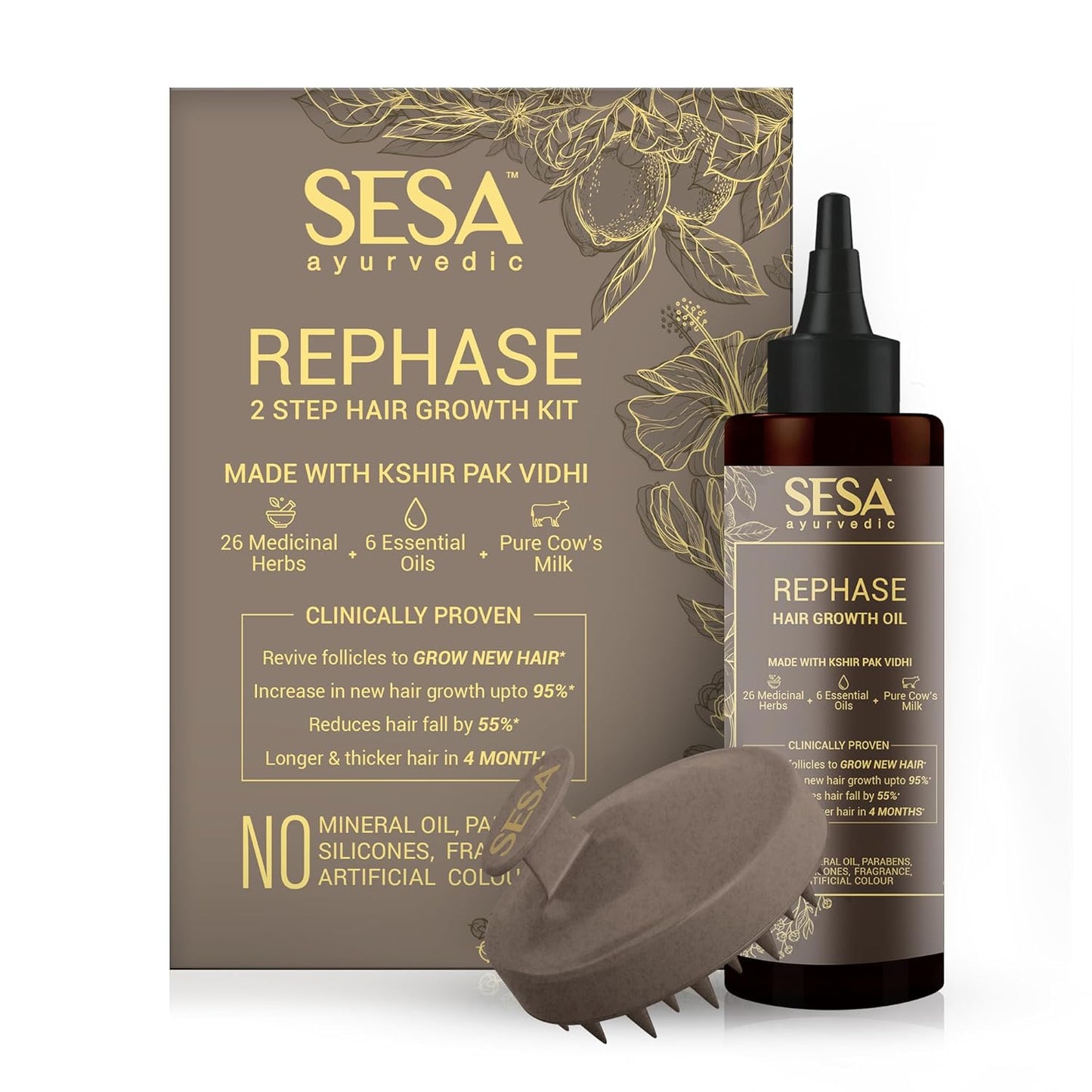 Sesa Ayurvedic Regain 2 Step Hair Growth Kit - Distacart
