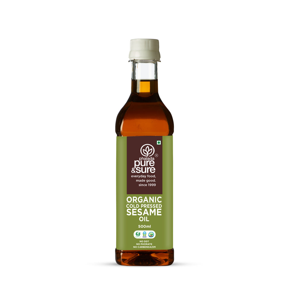 Pure & Sure Organic Cold Pressed Sesame Oil - Distacart
