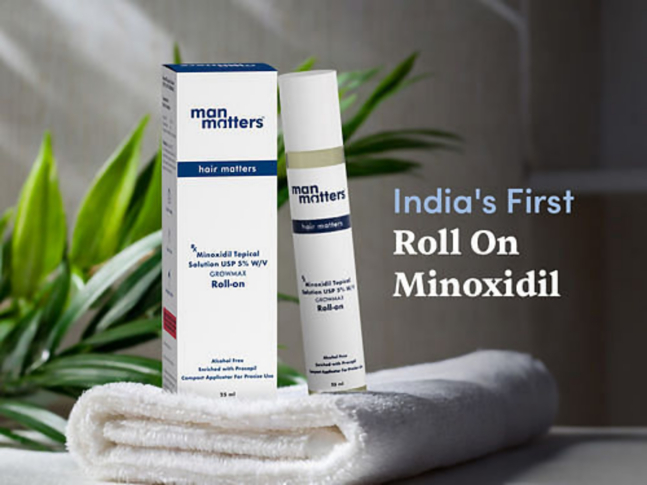 Man Matters Minoxidil 5% Roll On With Procapil - Distacart