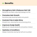 Thumbnail for Avimee Herbal Shakuntala Hair Cleanser/Shampoo For Silky & Shiny Hair With Aloe Vera, Apple Cider Vinegar, Rice Protein & Keratin Protein