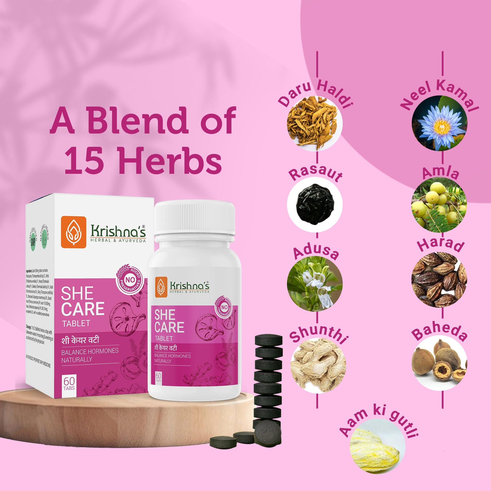 Krishna'S Herbal & Ayurveda She Care Tablets