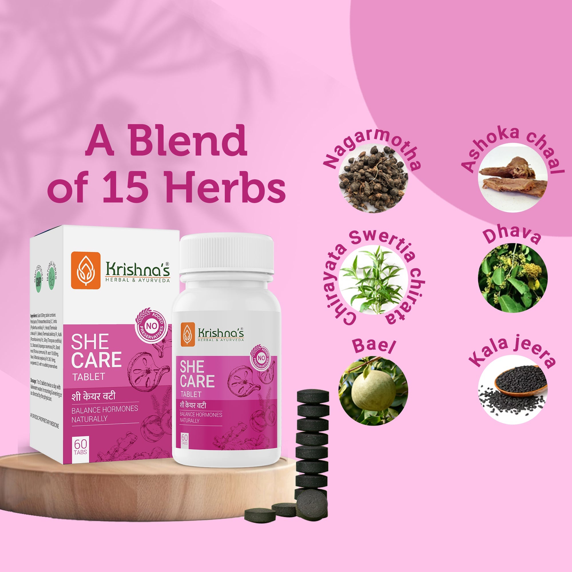 Krishna'S Herbal & Ayurveda She Care Tablets