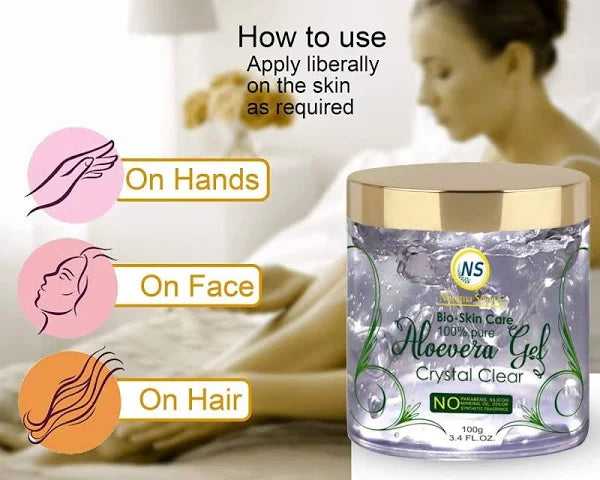 Nuerma Science Bio Skin Care Crystal Clear Aloe Vera Gel