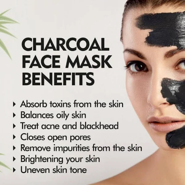Nuerma Science Charcoal Face Mask | Deep Cleanse and Exfoliates