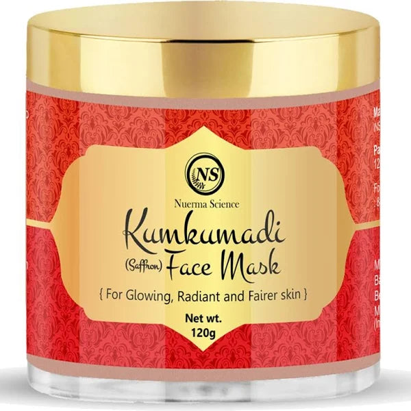 Nuerma Science Kumkumadi (Saffron) Face Mask for Glowing, Radiant & Fairer Skin - Distacart
