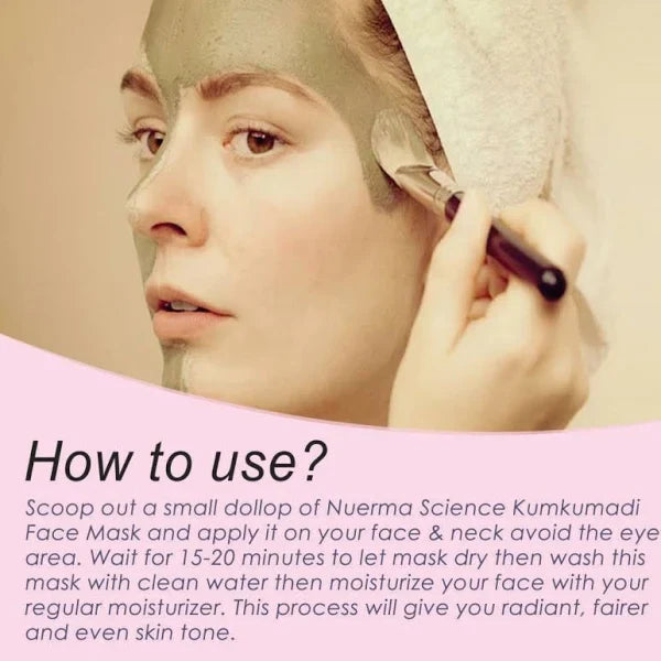 Nuerma Science Kumkumadi (Saffron) Face Mask for Glowing, Radiant & Fairer Skin