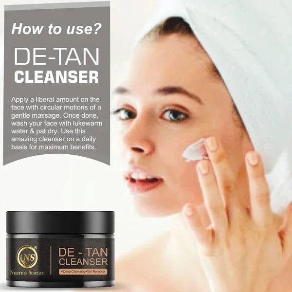 Nuerma Science De-Tan Cleanser | Purifies Skin & De-Tan Skin with Fair Complexion