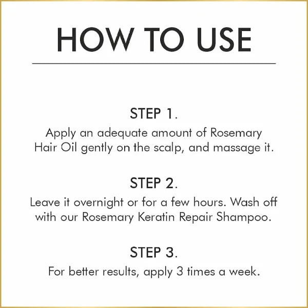 Nuerma Science Rosemary Hair Oil for Stronger Longer & Thicker Hair - Distacart