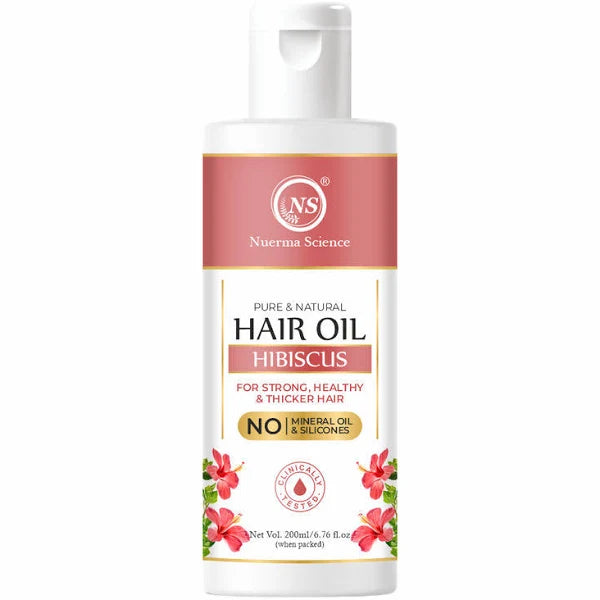 Nuerma Science Hibiscus Hair Oil for Stronger Hair - Distacart