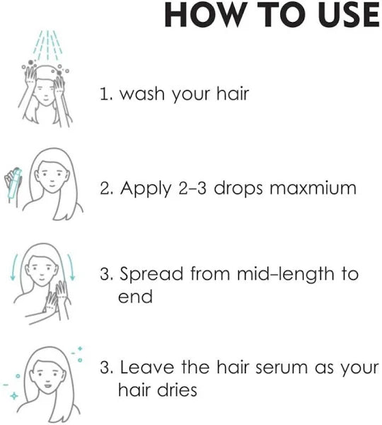 Nuerma Science Total Repair Hair Serum for Instant Smoothing & Nourishing