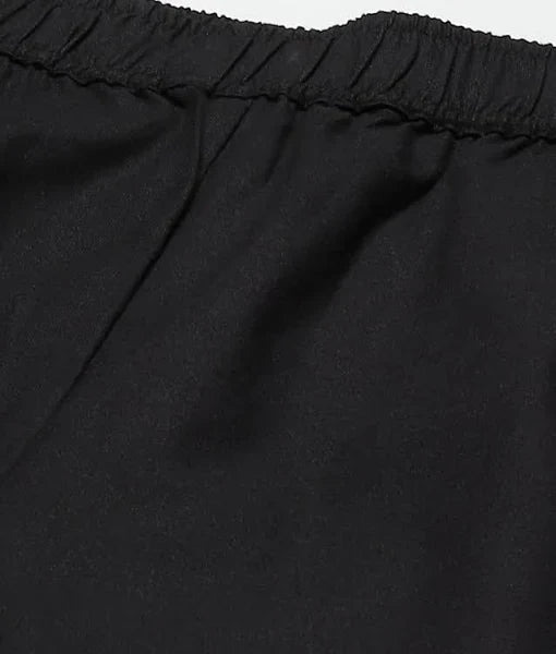 Fabmade Peach & Black Combo Linen Pajama - Distacart