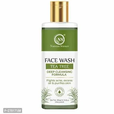 Nuerma Science Tea Tree Face Wash | Deep Cleansing Formula to Fight Acne, Excess Oil & Purifies Skin - Distacart