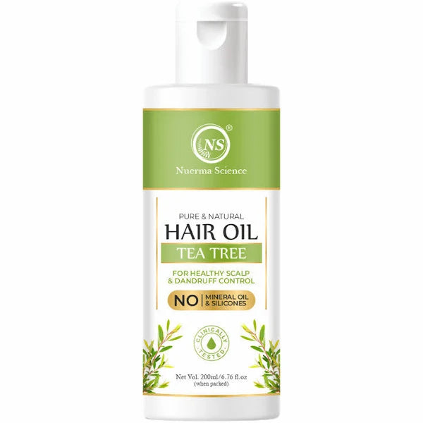 Nuerma Science Tea Tree Hair Oil for Healthy Scalp & Dandruff Control - Distacart