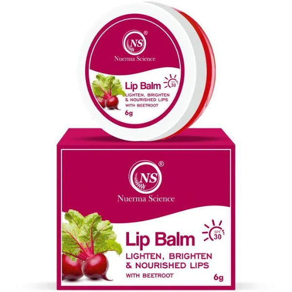 Nuerma Science Beetroot Lip Balm | Lighten, Brighten & Nourished Lips - Distacart