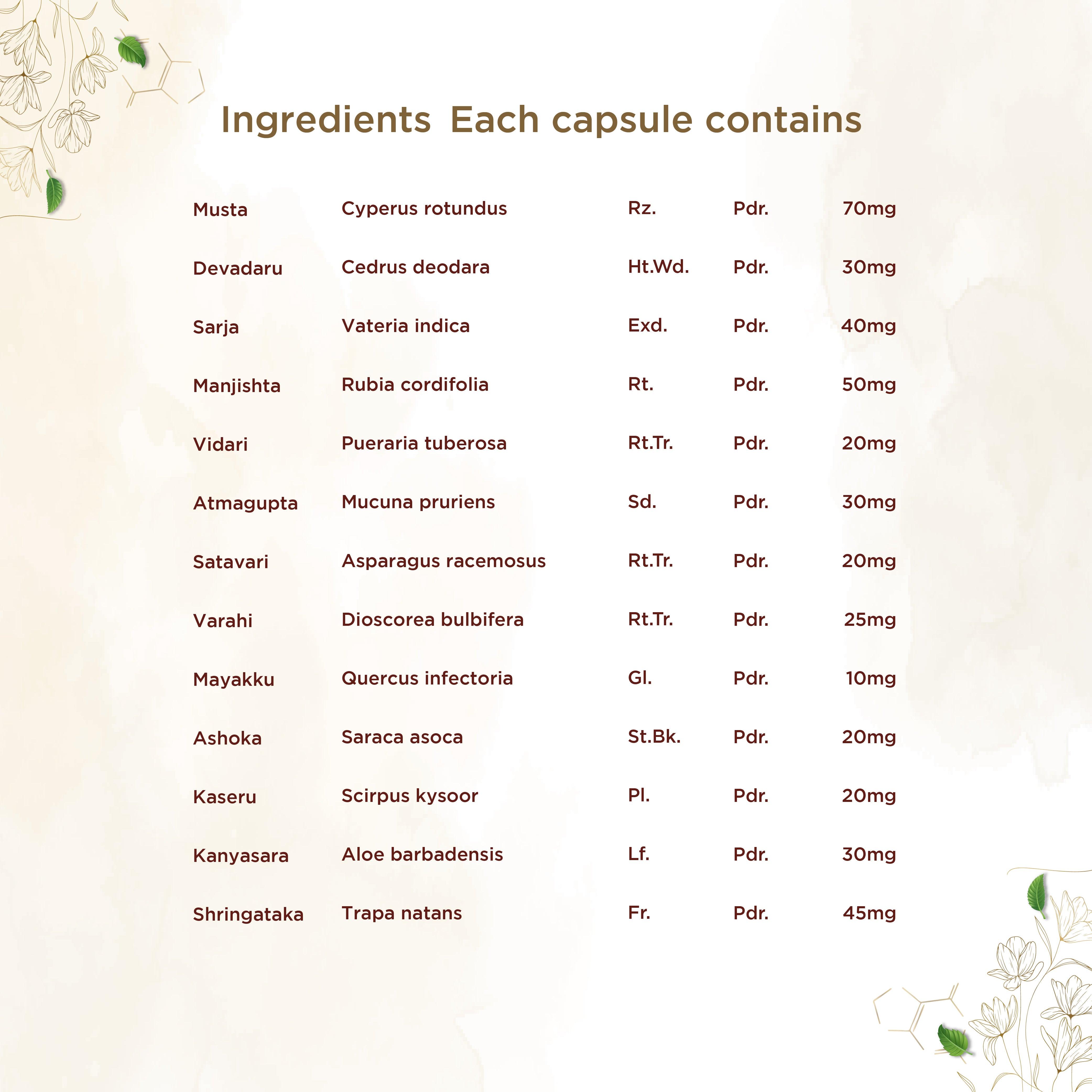 Shreevarma Shree Care Capsules For Women’S Wellness