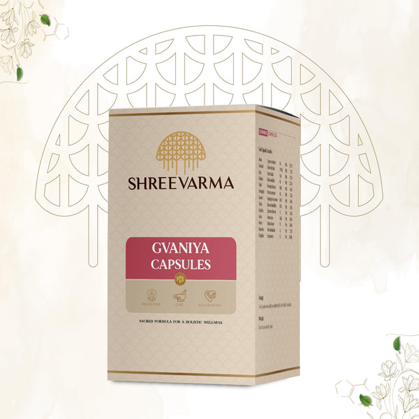Shreevarma Gvaniya Capsules Men & Women’S Wellness - Distacart