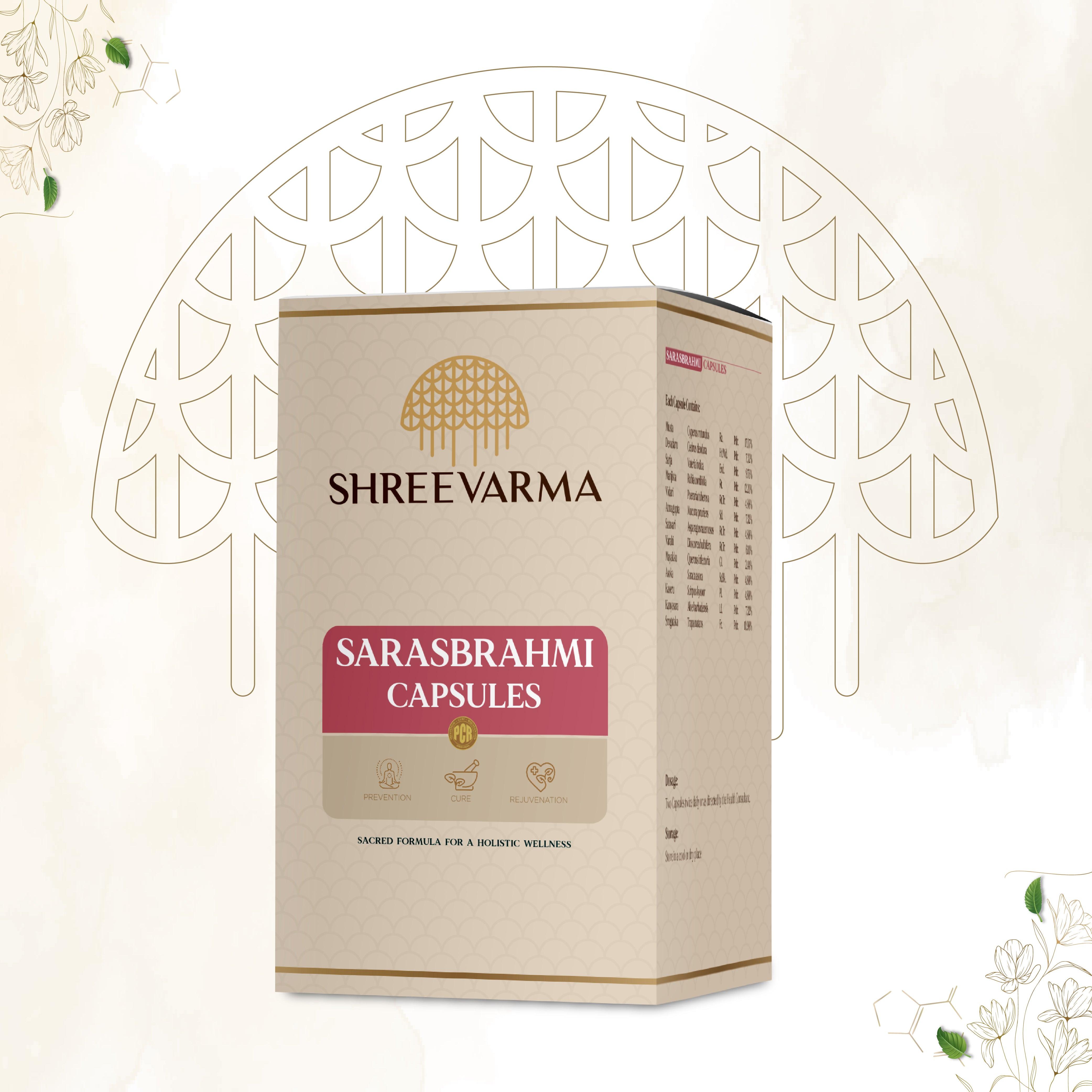 Shreevarma Saras Brahmi Capsules