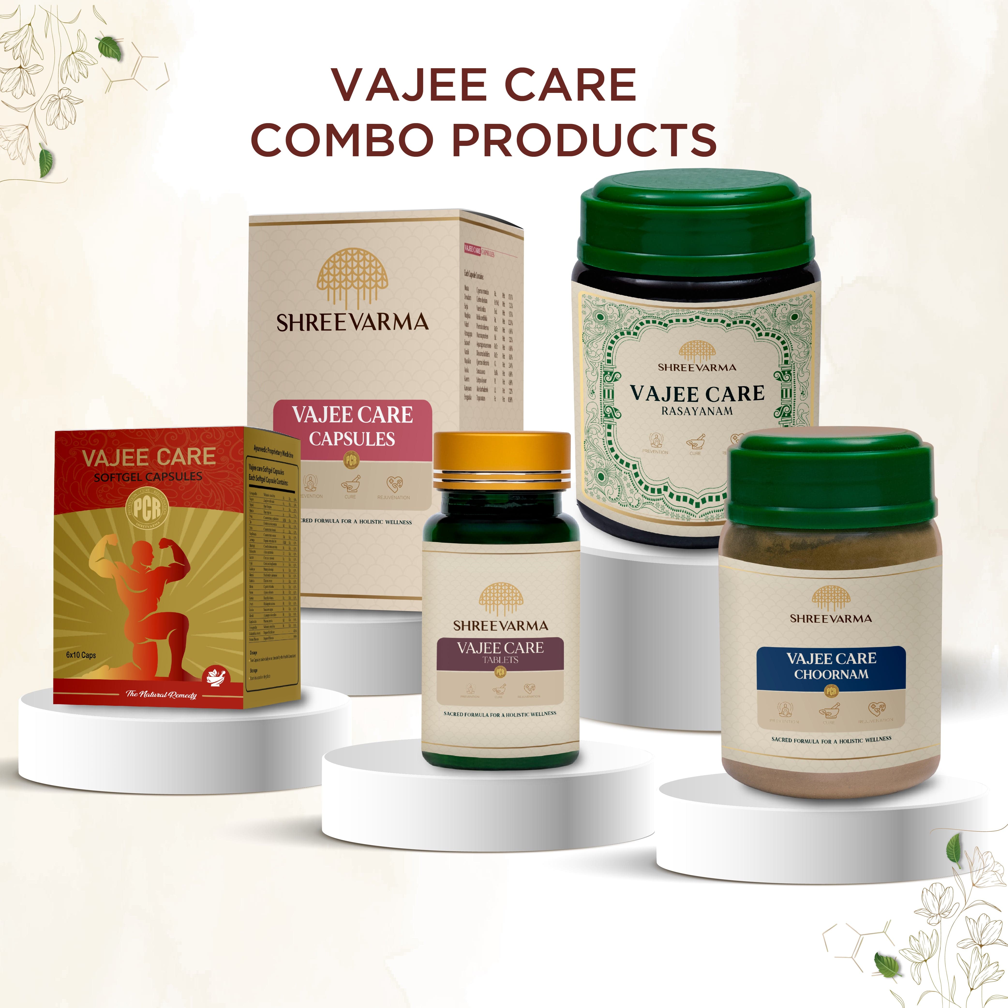 Shreevarma Vajee Care Capsules Men’S Wellness