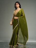 Thumbnail for kasee Embellished EmbroideredSaree - Distacart